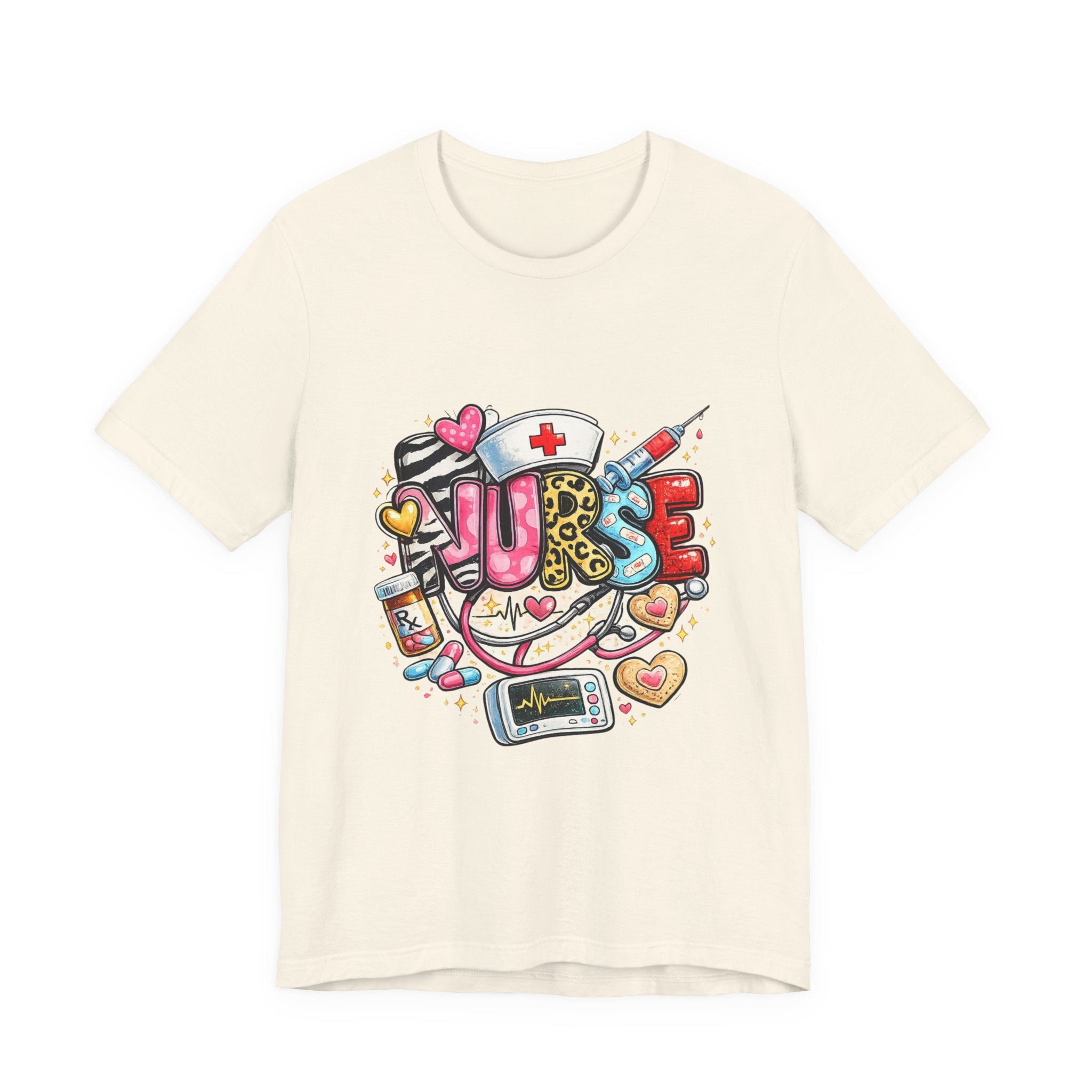 Nurse Heartbeat Graphic Tee — Cute Medical Gifts for Nurses