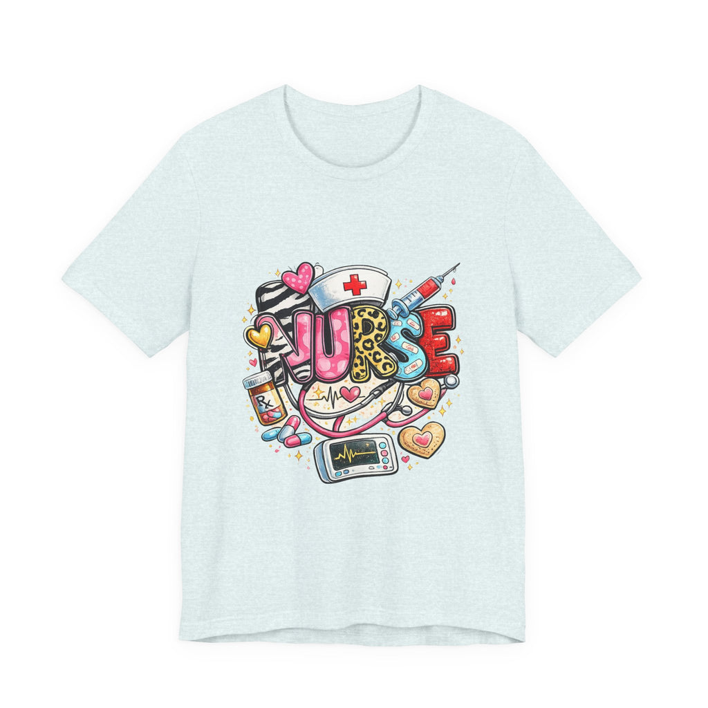 Nurse Heartbeat Graphic Tee — Cute Medical Gifts for Nurses
