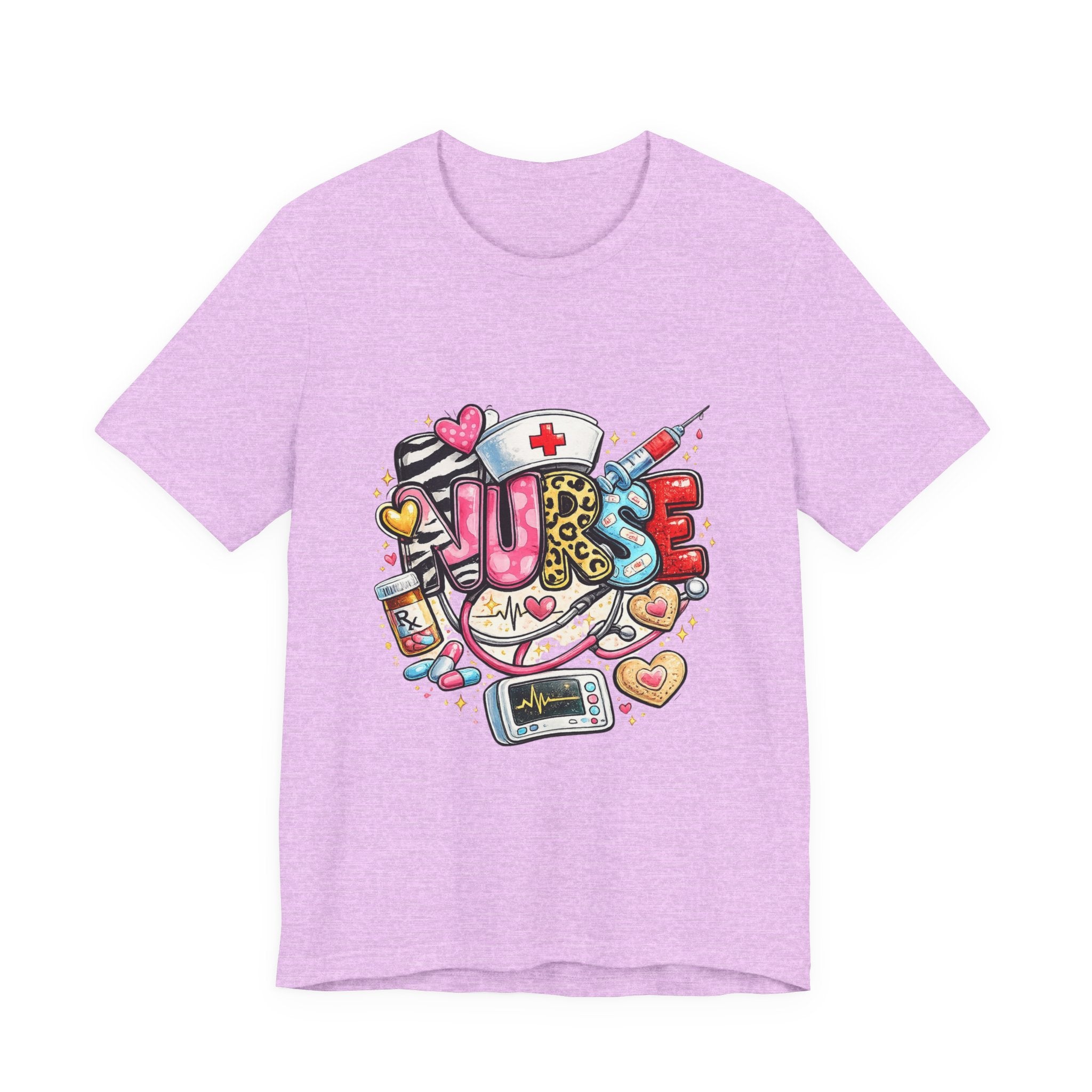 Nurse Heartbeat Graphic Tee — Cute Medical Gifts for Nurses