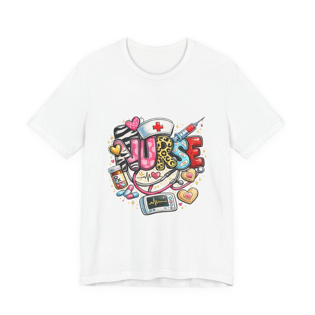Nurse Heartbeat Graphic Tee — Cute Medical Gifts for Nurses