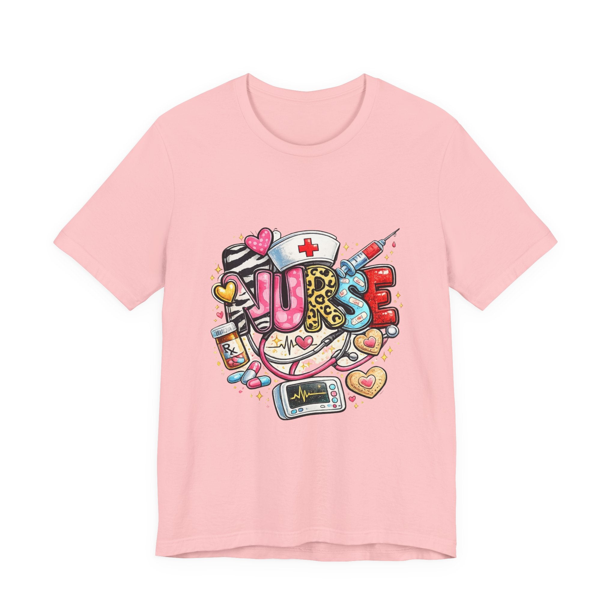 Nurse Heartbeat Graphic Tee — Cute Medical Gifts for Nurses