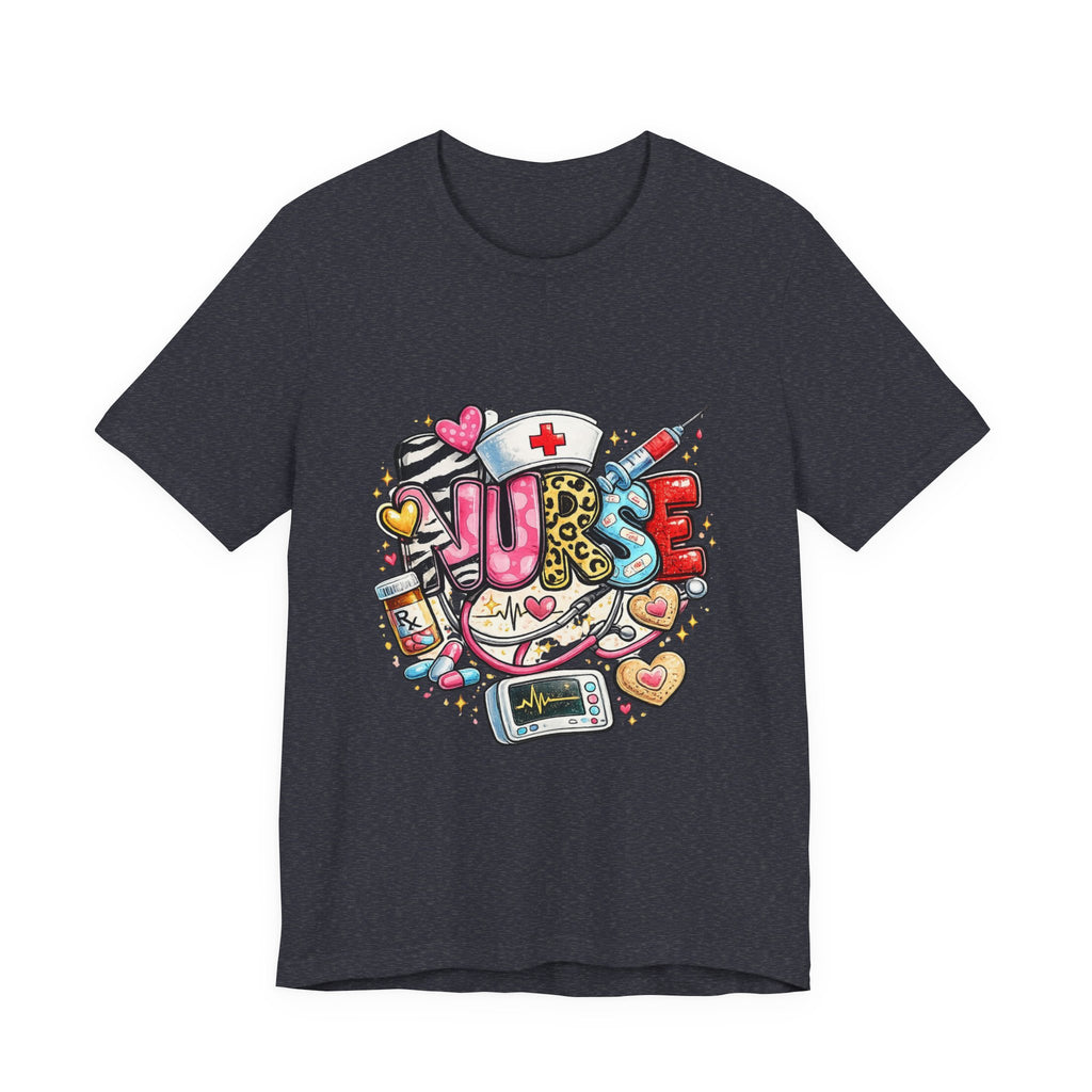 Nurse Heartbeat Graphic Tee — Cute Medical Gifts for Nurses